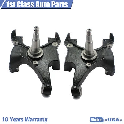 2" Drop Spindle Lowering Kit For 1988-1999 Chevy Silverado C1500 GMC Yukon 2WD - Image 1 of 4