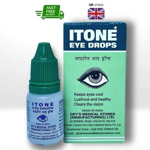 Gotas para los ojos Itone Deys Med 10 ml - cuidado de los ojos a base de hierbas, alivio ocular calmante - Imagen 1 de 3