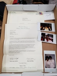 Jennifer Holliday PHOTOS WITH A LETTER From The MARTIN LUTHER KING FAMILY  - Picture 1 of 9