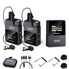 comica BoomX-D2 - Wireless Microphone System for Cameras, Camcorders, Smartph...