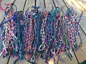 Job Lot 100 Friendship Bands Bracelets Many Colours Real Leather Handmade - Picture 1 of 4