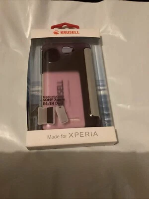 Cubierta abatible Krusell Boden para Sony Xperia E4/E4 doble (púrpura) nueva (#61) Foto 1 de 3