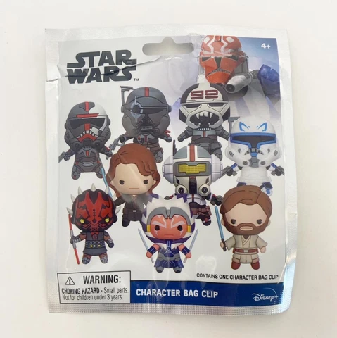 Star Wars The Clone Wars - Figural Character 3D Bag Clip - YOU CHOOSE! Cover