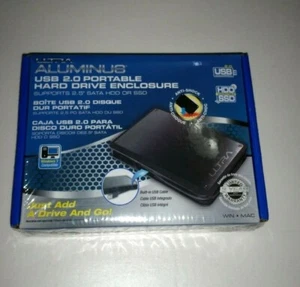 Ultra Aluminus USB 2.0 portable hard drive enclosure - Picture 1 of 6