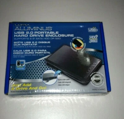 Ultra Aluminus USB 2.0 portable hard drive enclosure - Image 1 of 4