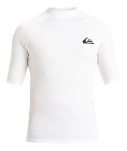 All Time Lycra UPF 50 quiksilver rashguard EQYWR03066 blanc white surf - Imagen 1 de 2