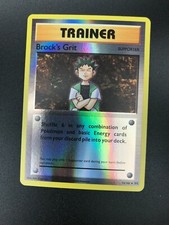 Brock's Grit 74/108 Reverse Holo Pokemon TCG XY Evolutions Card NM 2016 A