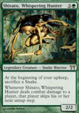 Shisato, Whispering Hunter ~ Moderately Played Champions of Kamigawa MTG Magic U