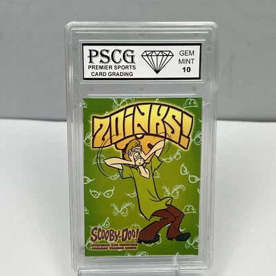 2003 SCOOBY-DOO MYSTERIES & MONSTERS STICKER #S1 ZOINKS PSCG GEM MINT 10 - Image 1 of 2