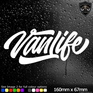 Vanlife Sticker Car Van Life Window Bumper Decal VW DUB Surf T5 Camper Funny - Picture 1 of 2