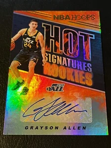 2018-19 Grayson Allen Panini Hoops Hot Signatures Rookies #HSRGA Auto Jazz - Picture 1 of 2
