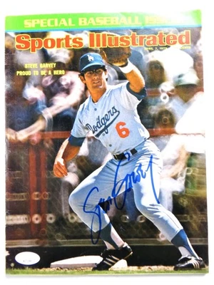 Steve Garvey Autographed Magazine Sports Illustrated 1975 Dodgers JSA AG71399 - Image 1 of 4
