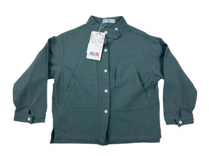Alex Kids Khaki Long Sleeve Button-Down Shirt Size 122 For 6-7 Yrs New - Picture 1 of 7