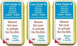 Dry-Brik® II Desiccant Blocks - 3 Blocks (1 Pack of 3 Blocks)| Replacement - Picture 1 of 7