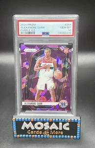 2024 Prizm PSA GEM MT Purple Ice Alexandre Sarr Rookie RC SP /149 Wizards - Picture 1 of 2