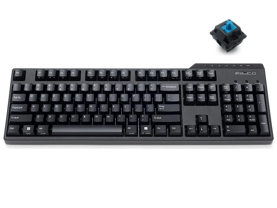 FILCO Majestouch Convertible 3 Mechanical Keyboard, English Layout, 104 Keys, Fu - Image 1 of 4