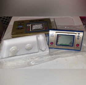 Nintendo Game & Watch Fire Blue and Red Handheld