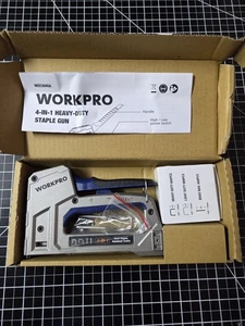 4-in-1 Aluminum Alloy Staple Gun for Upholstery with 2000 Staples New Open Box - Picture 1 of 5