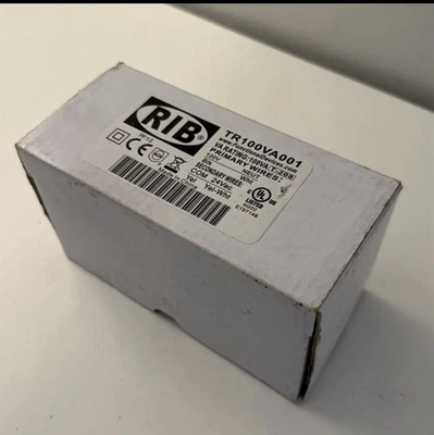 NEW RIB Functional Devices Inc TR100VA001 Transformer 100VA T-208 120V 24VAC NIB - Image 1 of 3