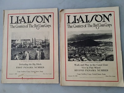 Liaison: The Courier of the Big Gun Corps TWO 1920 Issues on PANAMA - Image 1 of 4