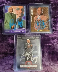 TEDDY THEODORE LONG 2004 2010 Topps WWE Platinum AUTOGRAPH SIGNED On Card PLAYA! - Picture 1 of 3