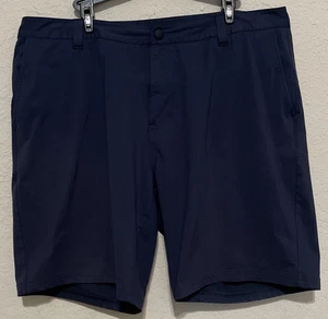 Rhone Commuter Shorts Mens Size 38 Navy Blue with Gusset and 6 Pockets - Picture 1 of 9