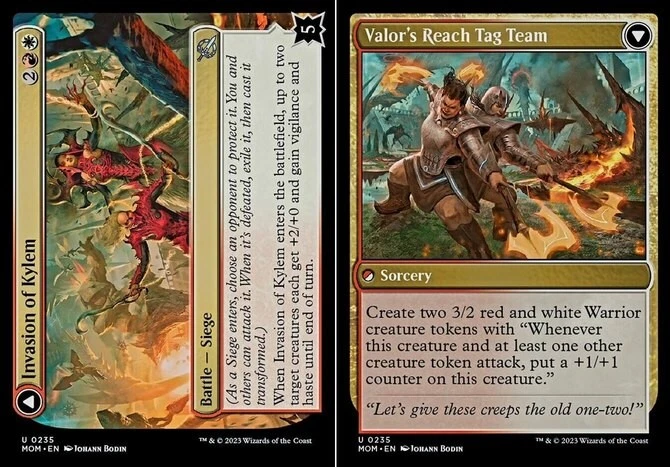 x1 Invasion of Kylem // Valor's Reach Tag Team - March of the Machines - NM - MT - Image 1 of 1