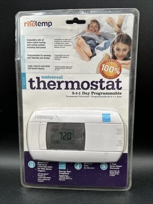 RiteTemp 6022 Universal Programmable Thermostat NOS - Image 1 of 4