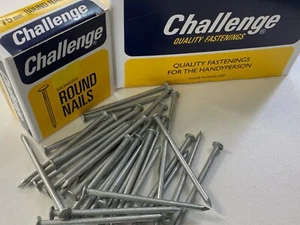 Clavos de alambre redondos galvanizados 4" 100 mm panel cerca cercado exterior por kilo - Imagen 1 de 16