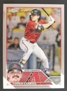 Tarjeta de béisbol de novato Corbin Carroll 2023 Topps cromada #95 (NM) - Imagen 1 de 2