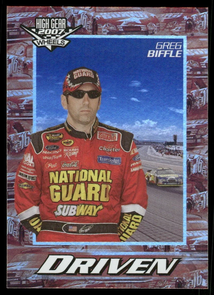 Greg Biffle 2007 High Gear NASCAR Racing Card #10 - Image 1 of 2