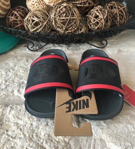 Sandali Nike Offcourt Slide KC Kansas City Chiefs DD0515 001 taglia uomo 11