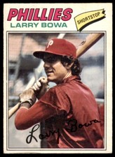 1977 O-PEE-CHEE. LARRY BOWA PHILADELPHIA PHILLIES #17