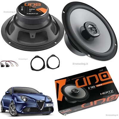 Kit 2 Casse Altoparlanti Hertz con Adattatori Anteriori per Alfa Mito - Immagine 1 di 4