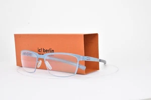 iC! BERLIN SILBERDISTEL LIGHT BLUE 51-17-145 New Authentic Eyeglasses - Picture 1 of 5