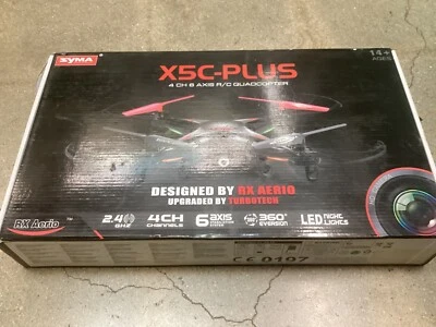 Syma X5C-PLUS 4 CH 6 Axis 2.4GHz R/C Quadcopter w/ LED Night Lights by RX Aerio - Image 1 of 2