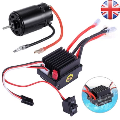 Brushed Motor 12T 320A Electric Speed Controller for 1/10 RC Car Truck Boat Kit - Image 1 of 4