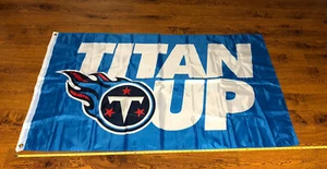 NFL Tennessee Titans  "TITAN UP” 3x5 ft. Flag FREE SHIP - Picture 1 of 8