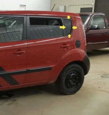 KIA SOUL DRIVER 2011 solo ventana de vidrio tinte de privacidad izquierda Foto 1 de 2