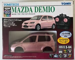 MAZDA DEMIO TOMY TOMITECH NO. S-04 ROSE PINK RADIO CONTROL CAR BRAND NEW IN BOX
