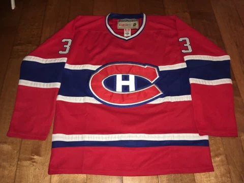 Made Canada Fight Strap Patrick Roy Montreal Canadiens Habs Heroes Hockey Jersey Cover