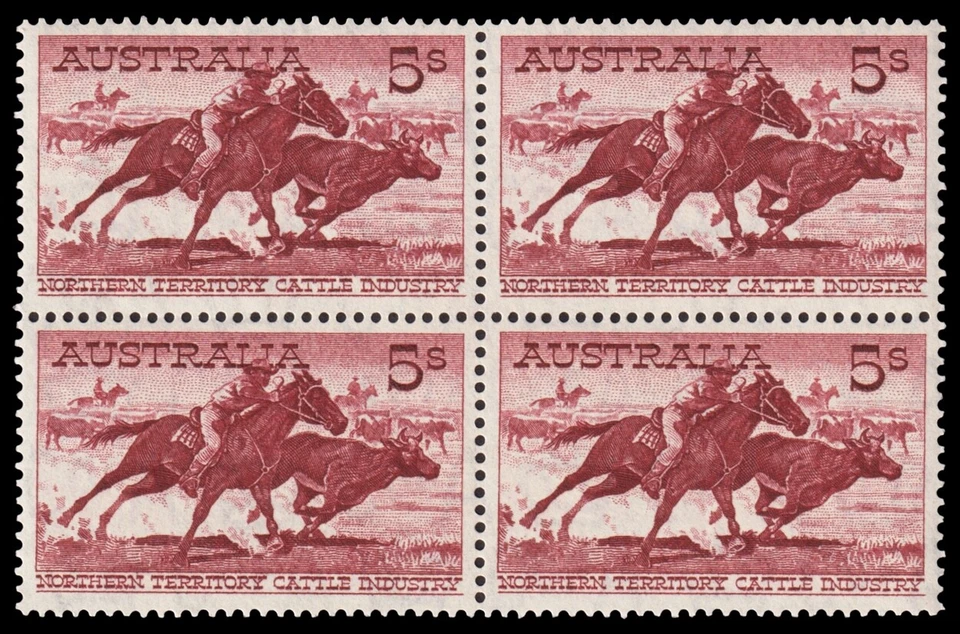 Australia Scott 331 Bloque de 4 (1961) Como Nuevo NH VF M Foto 1 de 1