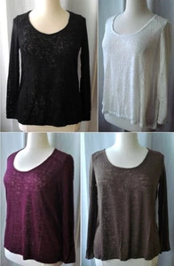 NEW Plus Soft Loose Fit Semi Sheer Light Weight Sweater Tulip Back-XL/1X-2X-3X - Picture 1 of 23