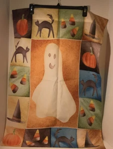 Toland Lg Outdoor Garten Flagge 24” x 35” Halloween Geist doppelseitig USA - Bild 1 von 1