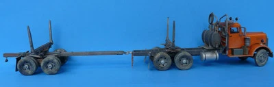 O/On3/On30 1/48 KENWORTH LOG TRUCK CONVERSION MODERN VERSION WISEMAN MODELS KIT - Image 1 of 4