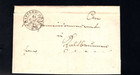 Schweiz 1844 - "Rapperswyl" Klarer K2 auf Komplettem Brief  (a2846)
