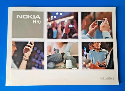 nokia cellulare n70 libretto istruzioni manuale d'uso italiano vintage - Immagine 1 di 4