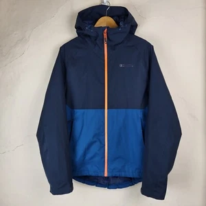Mountain Warehouse Extreme Mens Small Isodry Waterproof Jacket Blue Outdoors - Picture 1 of 15