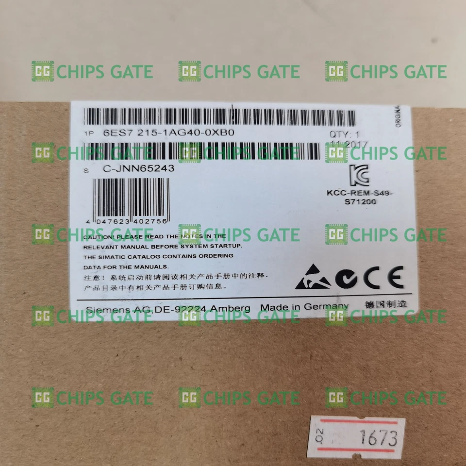 CHIPS GATE 1PCS New Siemens 6ES7 215-1AG40-0XB0 6ES7215-1AG40-0XB0 Fast Ship