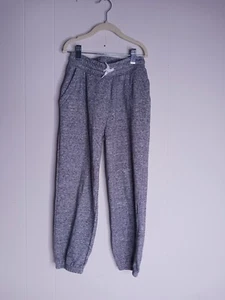 Old Navy Boys Size 8 Medium Sweatpants Grey Jogger Tapered Leg - Picture 1 of 7